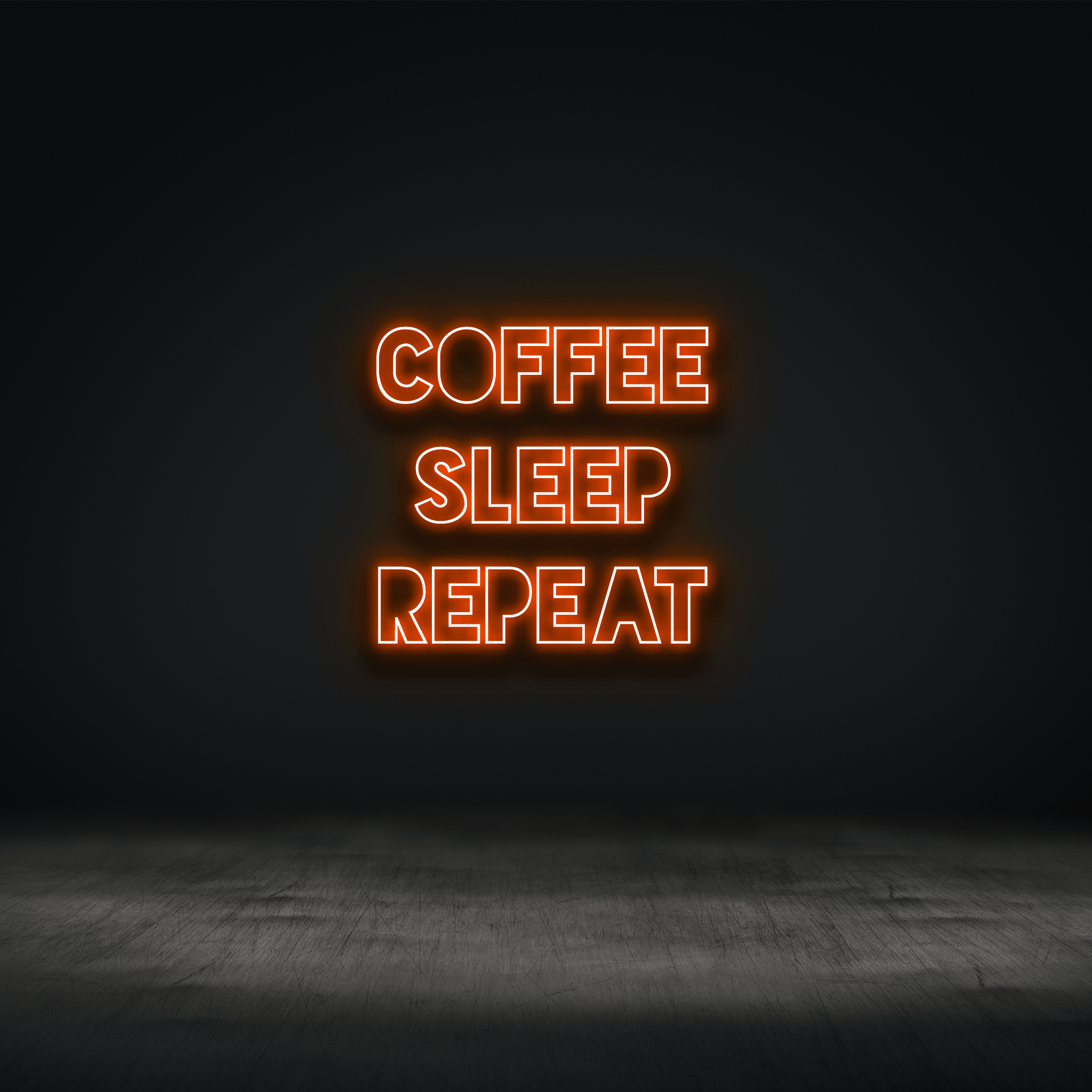 The Neon Lab COFFEE SLEEP REPEAT