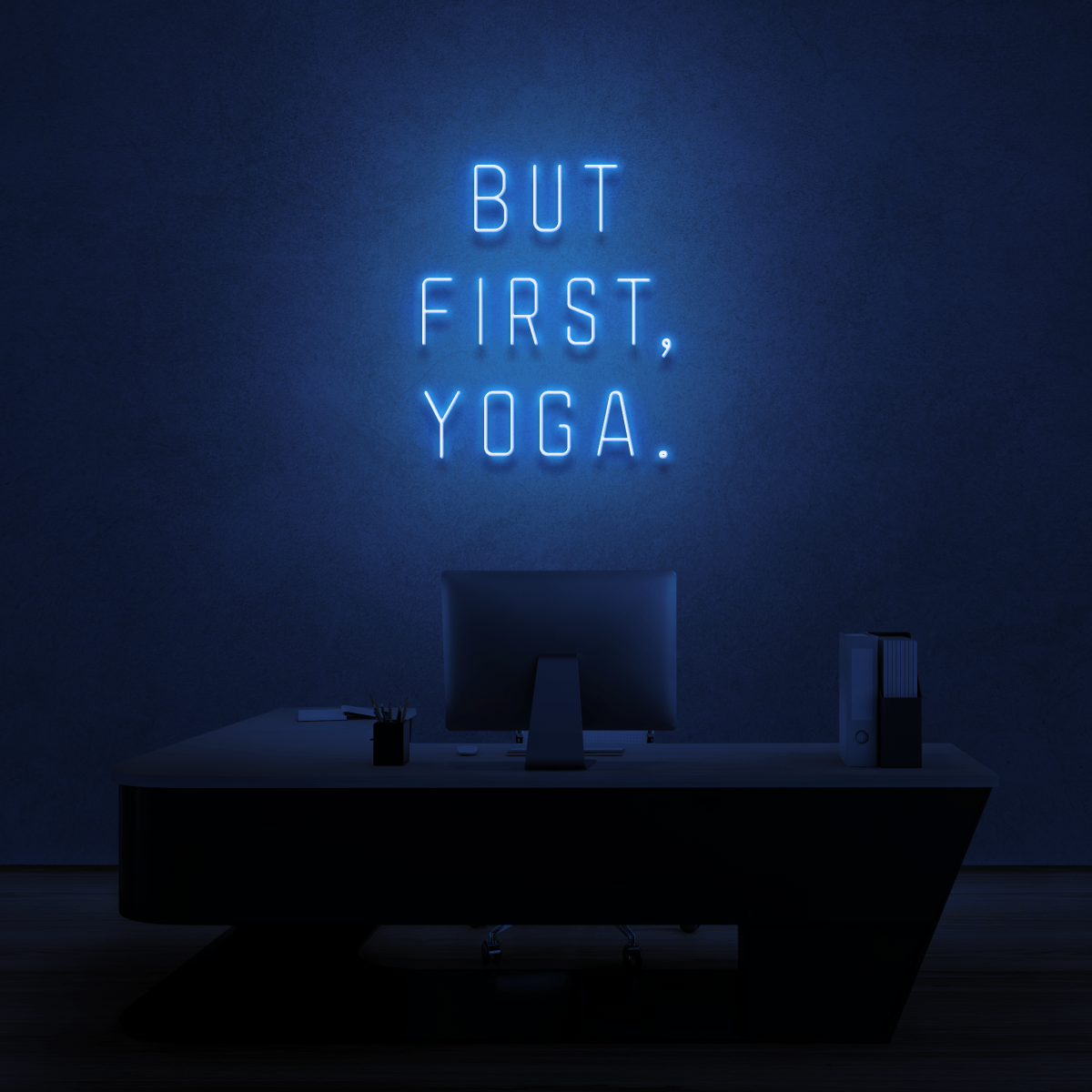 The Neon Lab But first Yoga!
