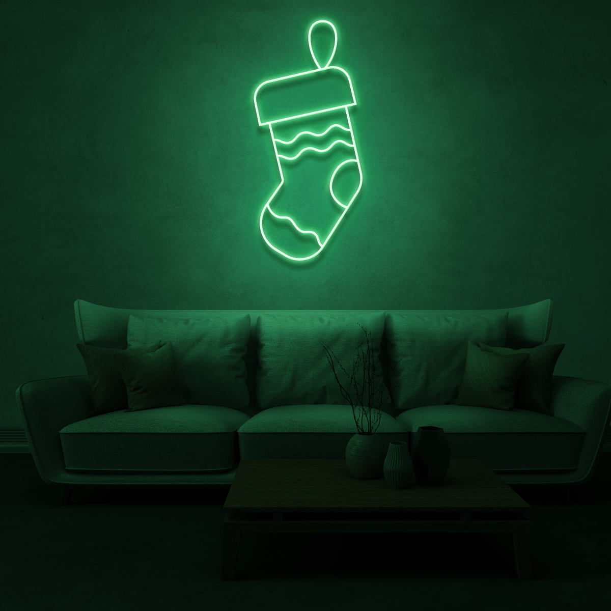 The Neon Lab Customisable Christmas Stocking Neon! 🎄