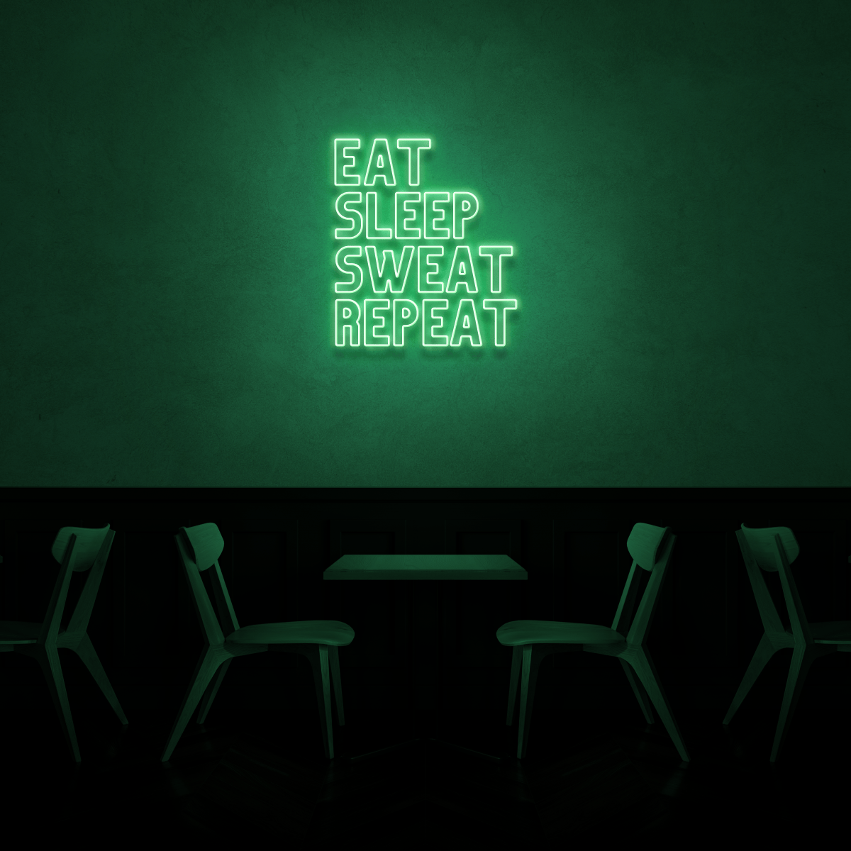The Neon Lab Eat, Sleep, Sweat, Repeat!