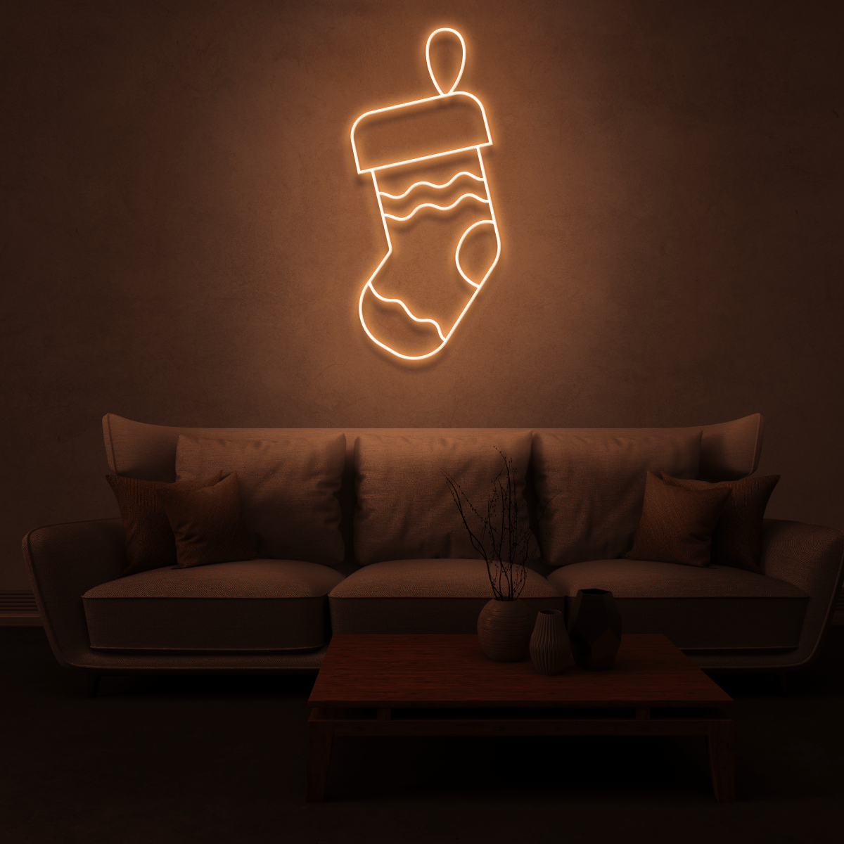 The Neon Lab Customisable Christmas Stocking Neon! 🎄