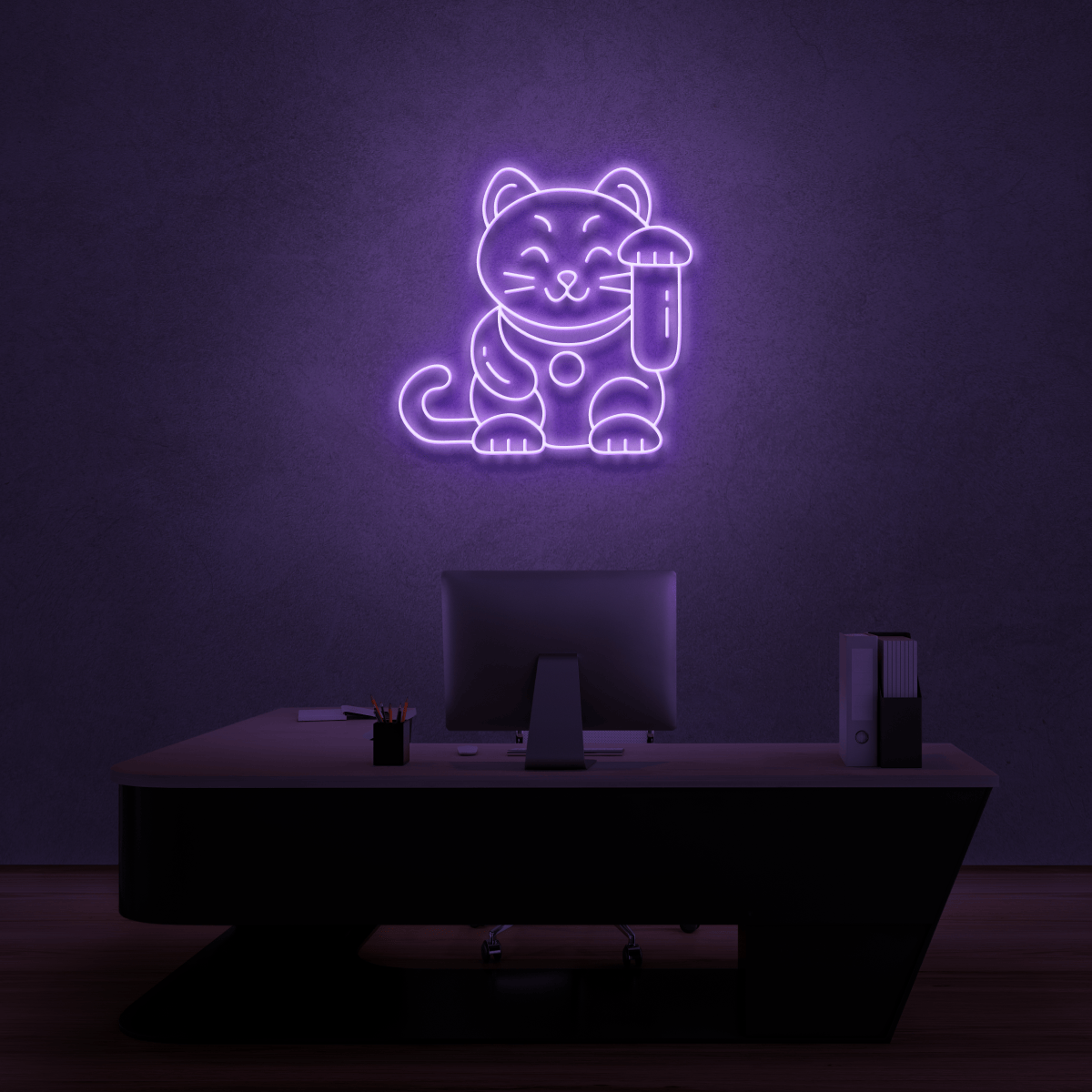 The Neon Lab Lucky cat