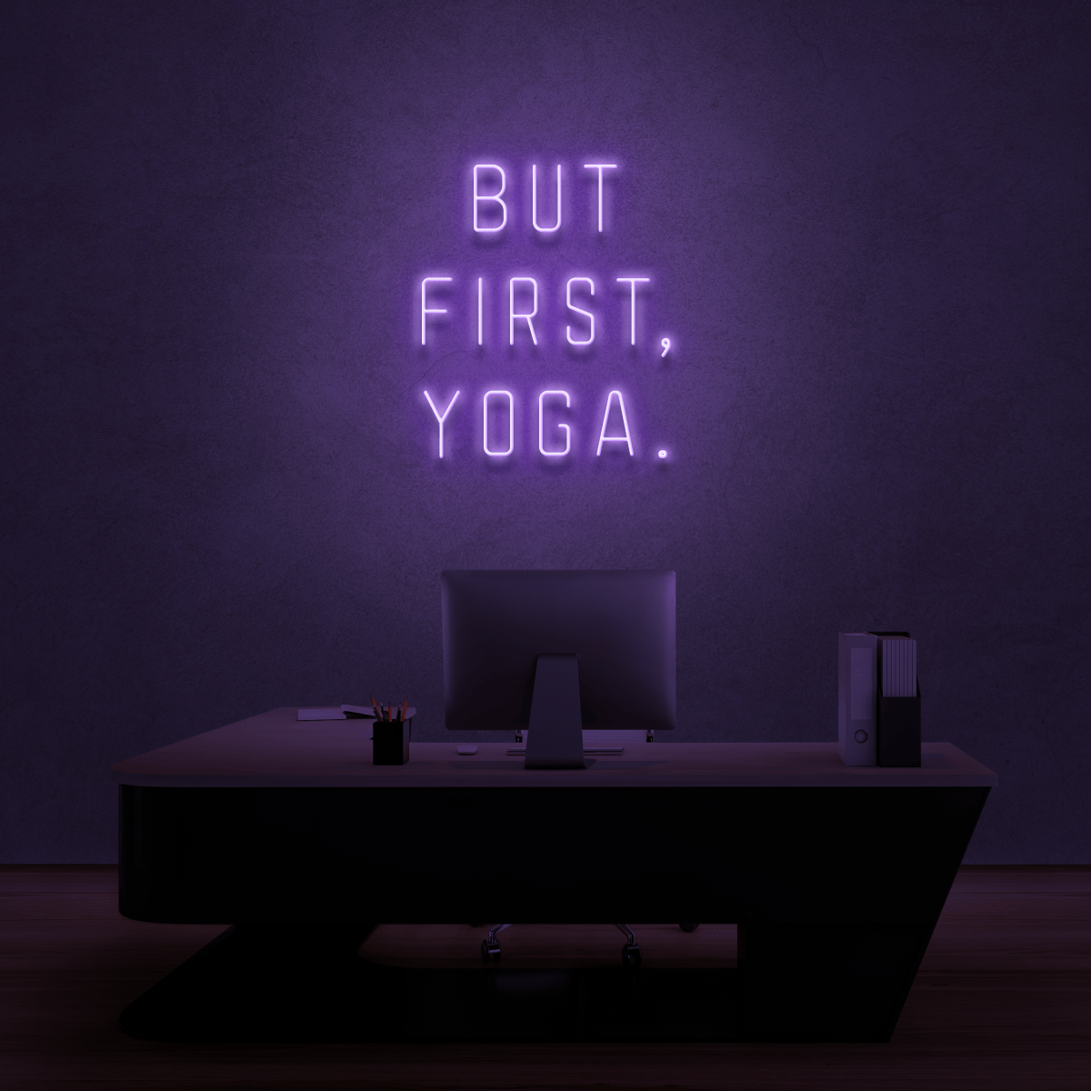 The Neon Lab But first Yoga!