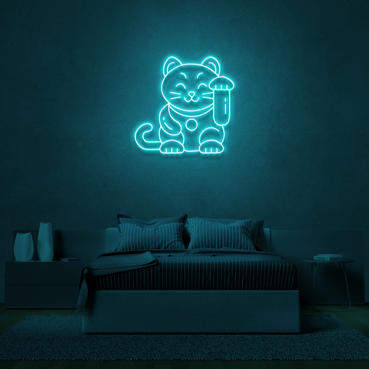 The Neon Lab Lucky cat