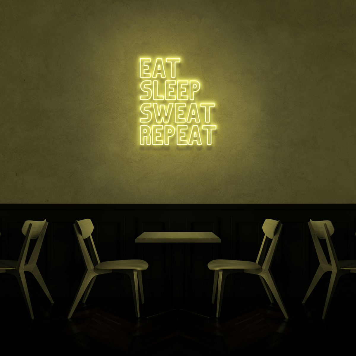 The Neon Lab Eat, Sleep, Sweat, Repeat!