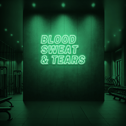 The Neon Lab Blood Sweat and Tears LED Neon sign 🩸 💦