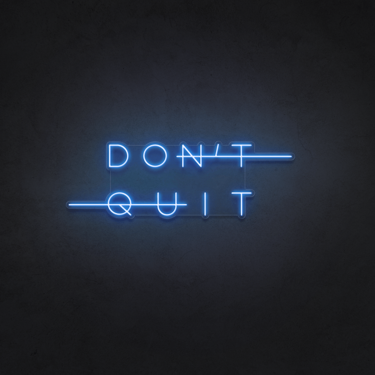 The Neon Lab DON'T QUIT | DO IT Neon Sign
