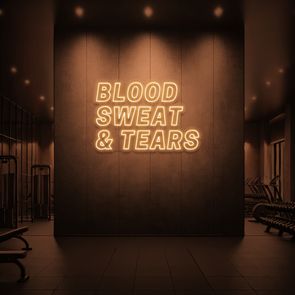The Neon Lab Blood Sweat and Tears LED Neon sign 🩸 💦