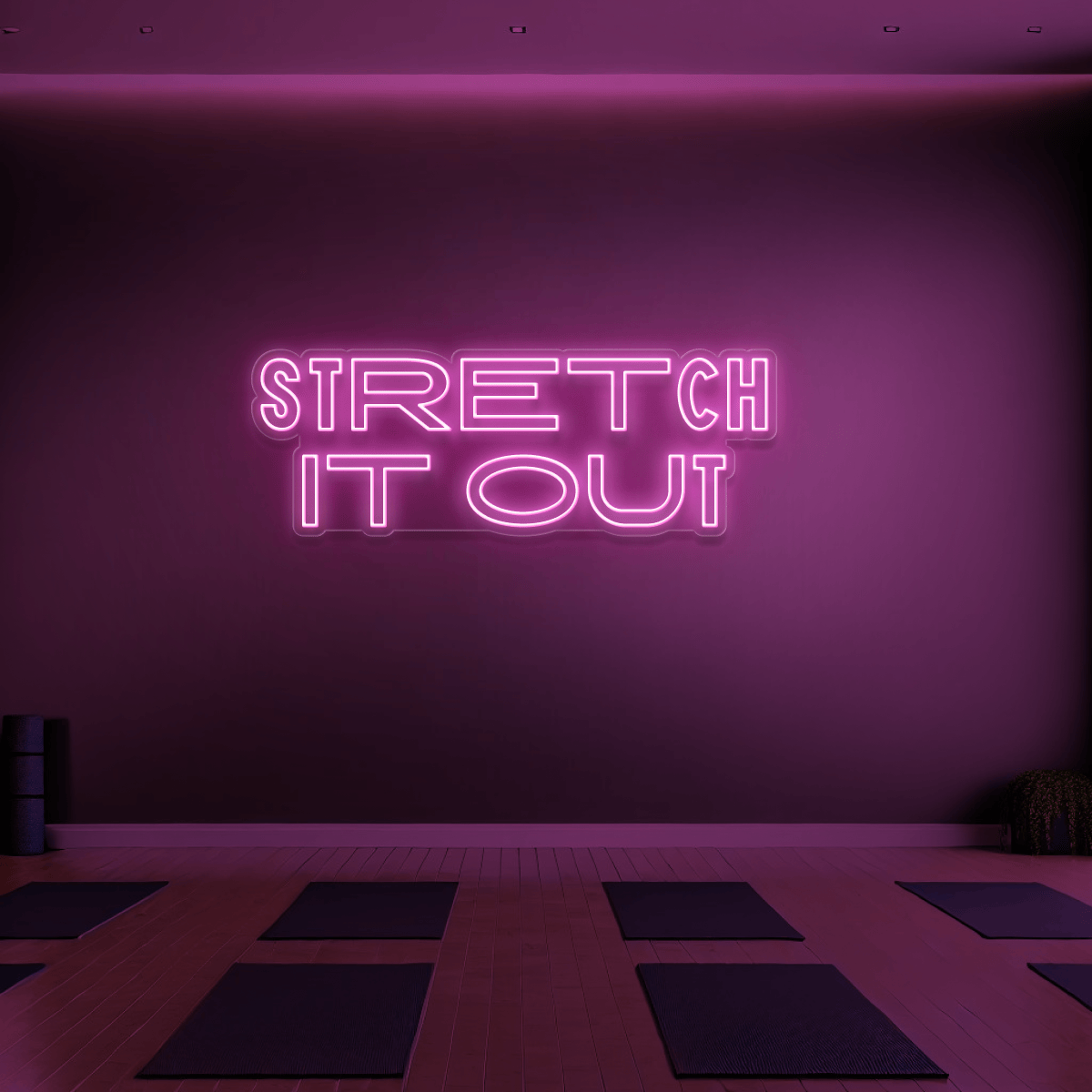 The Neon Lab Stretch it out 🧘‍♀️