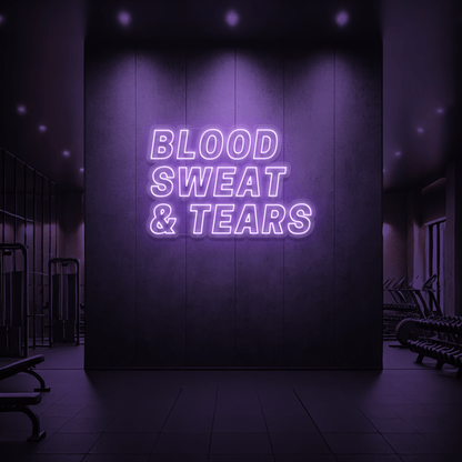 The Neon Lab Blood Sweat and Tears LED Neon sign 🩸 💦