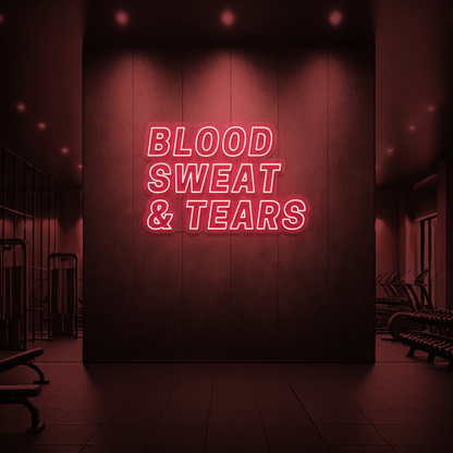 The Neon Lab Blood Sweat and Tears LED Neon sign 🩸 💦