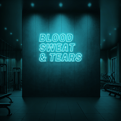 The Neon Lab Blood Sweat and Tears LED Neon sign 🩸 💦
