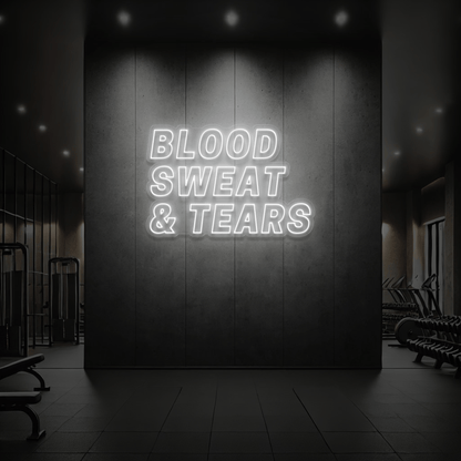 The Neon Lab Blood Sweat and Tears LED Neon sign 🩸 💦
