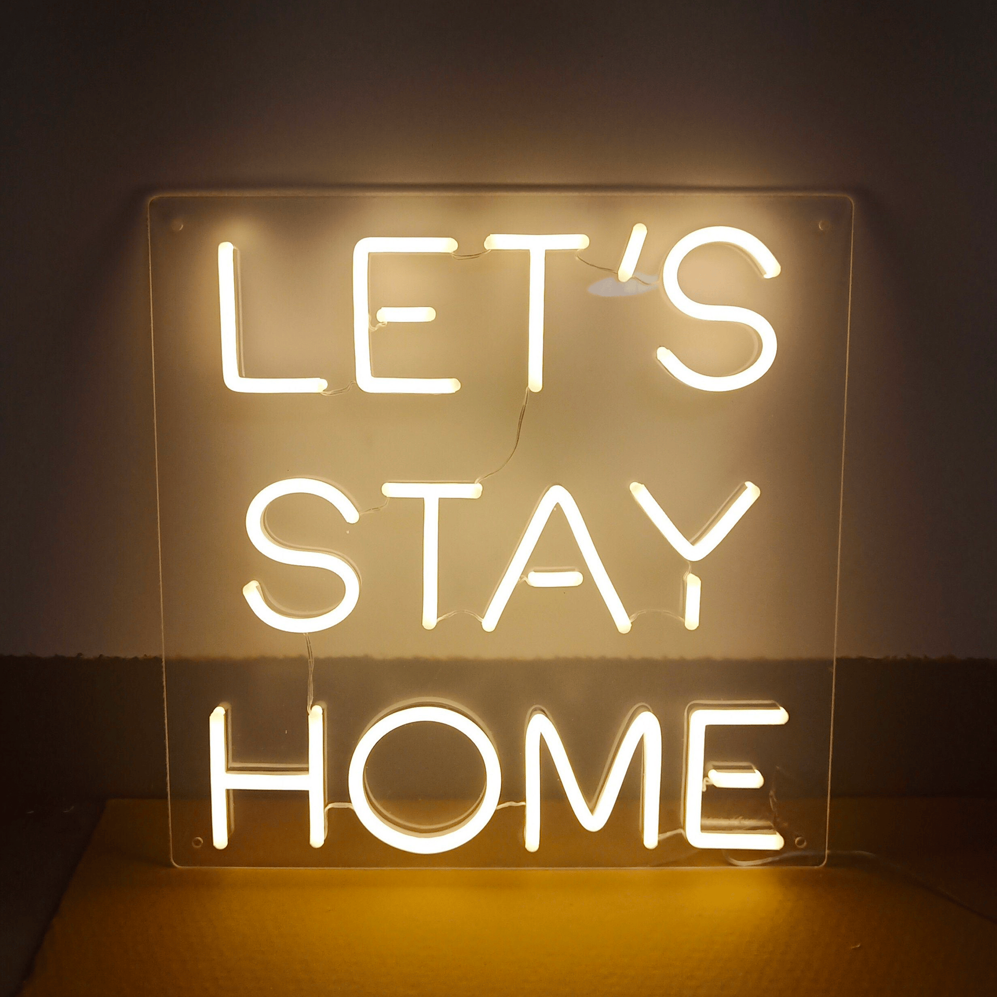 The Neon Lab Let's Stay Home
