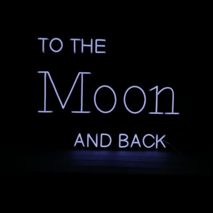 The Neon Lab Moon and back