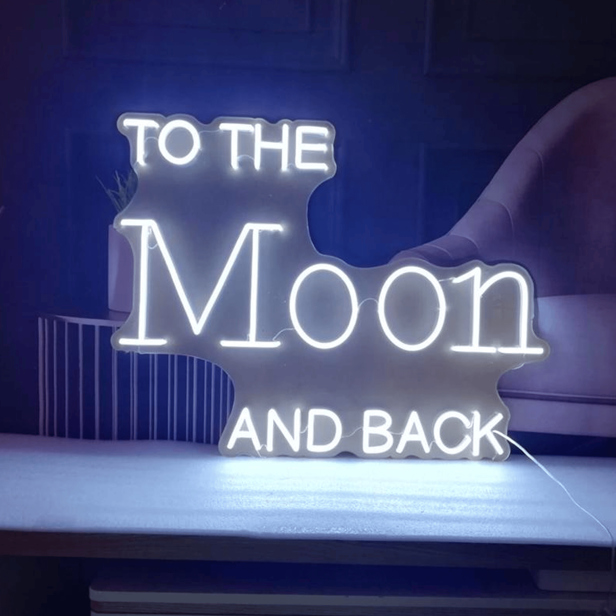 The Neon Lab Moon and back