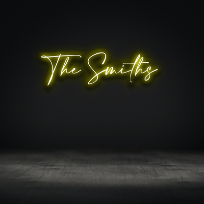 The Neon Lab The [Surname] Sign!