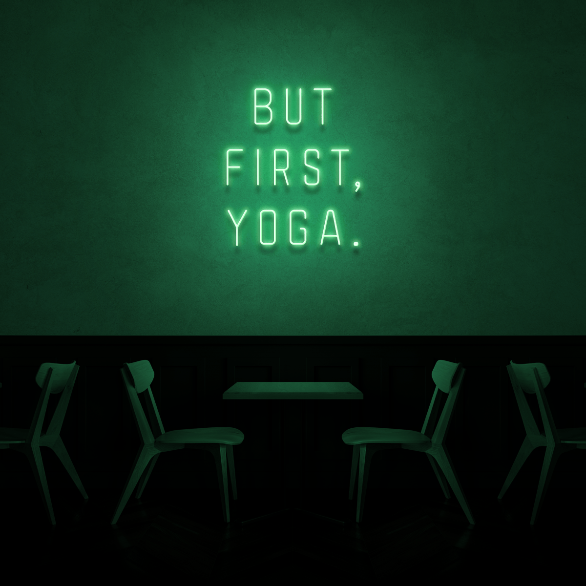 The Neon Lab But first Yoga!