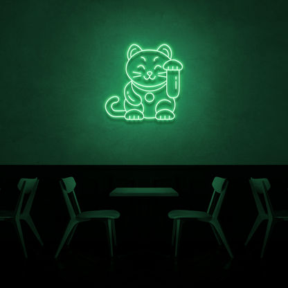 The Neon Lab Lucky cat
