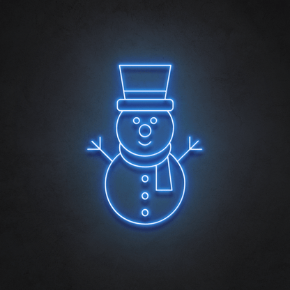 The Neon Lab Frosty the Snowman Christmas Neon! ❄️❄️❄️
