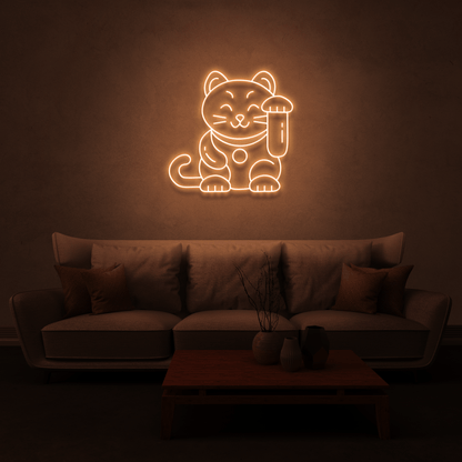 The Neon Lab Lucky cat