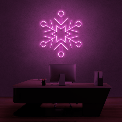 The Neon Lab Snowflake Christmas Neon! ❄️❄️❄️