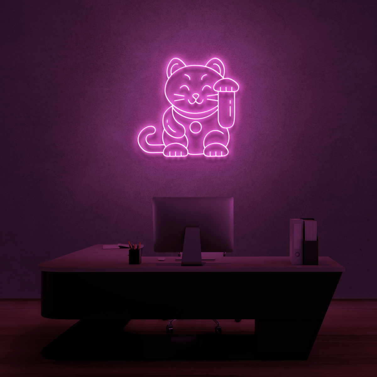 The Neon Lab Lucky cat