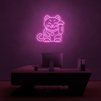 The Neon Lab Lucky cat