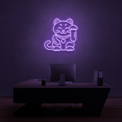 The Neon Lab Lucky cat