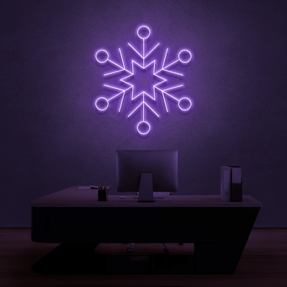 The Neon Lab Snowflake Christmas Neon! ❄️❄️❄️