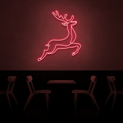 The Neon Lab Rudolph Reindeer Christmas Neon! ❄️❄️❄️