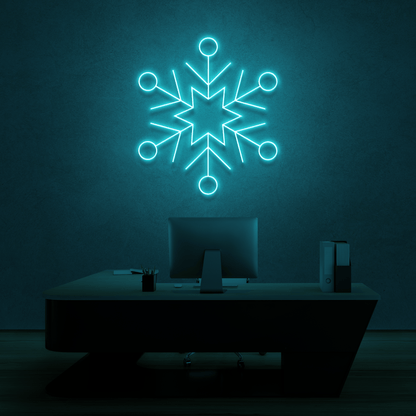 The Neon Lab Snowflake Christmas Neon! ❄️❄️❄️