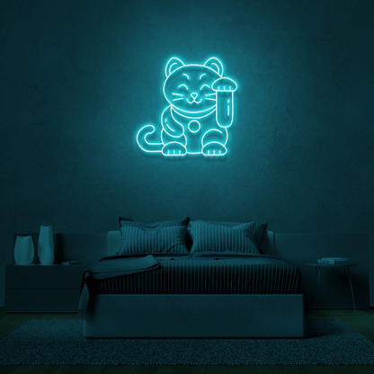 The Neon Lab Lucky cat