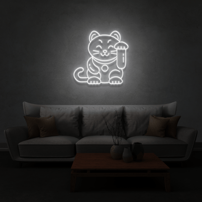 The Neon Lab Lucky cat