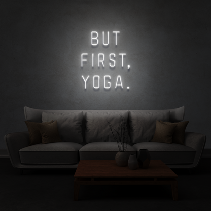 But first Yoga!