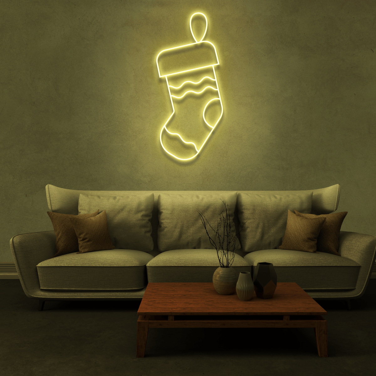 The Neon Lab Customisable Christmas Stocking Neon! 🎄