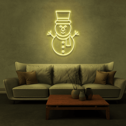 The Neon Lab Frosty the Snowman Christmas Neon! ❄️❄️❄️